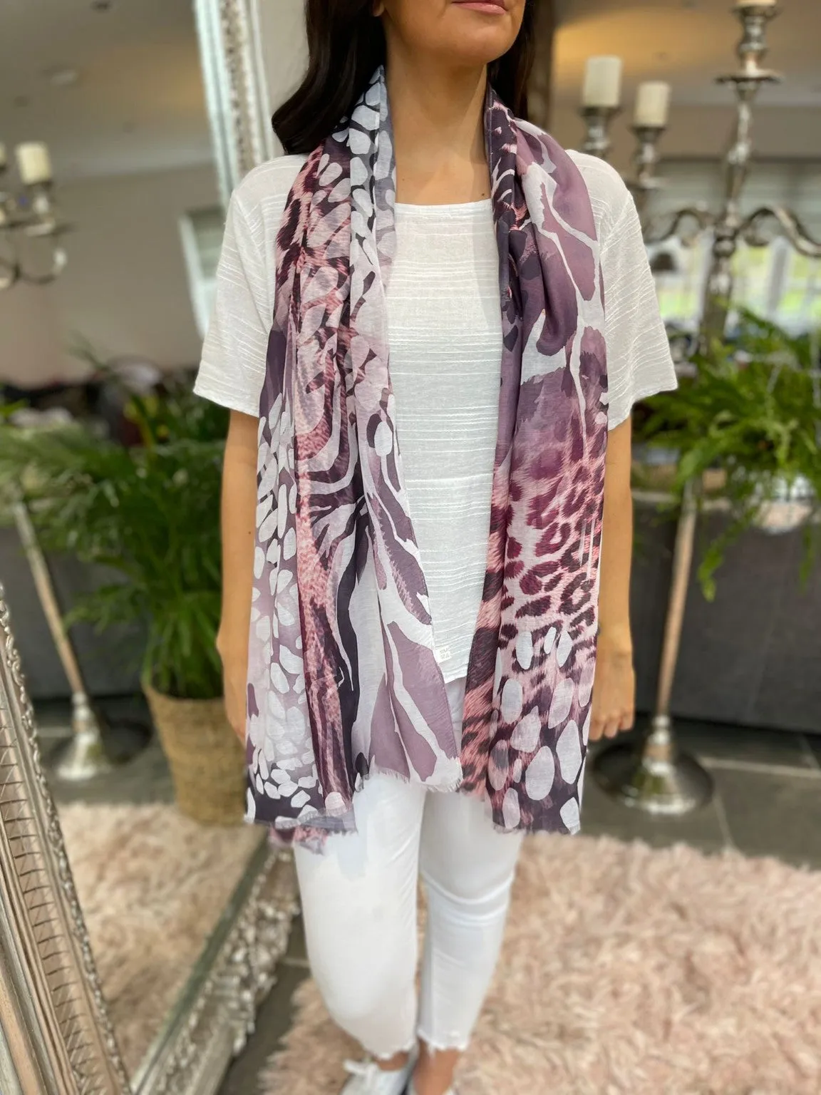Animal Print Scarf
