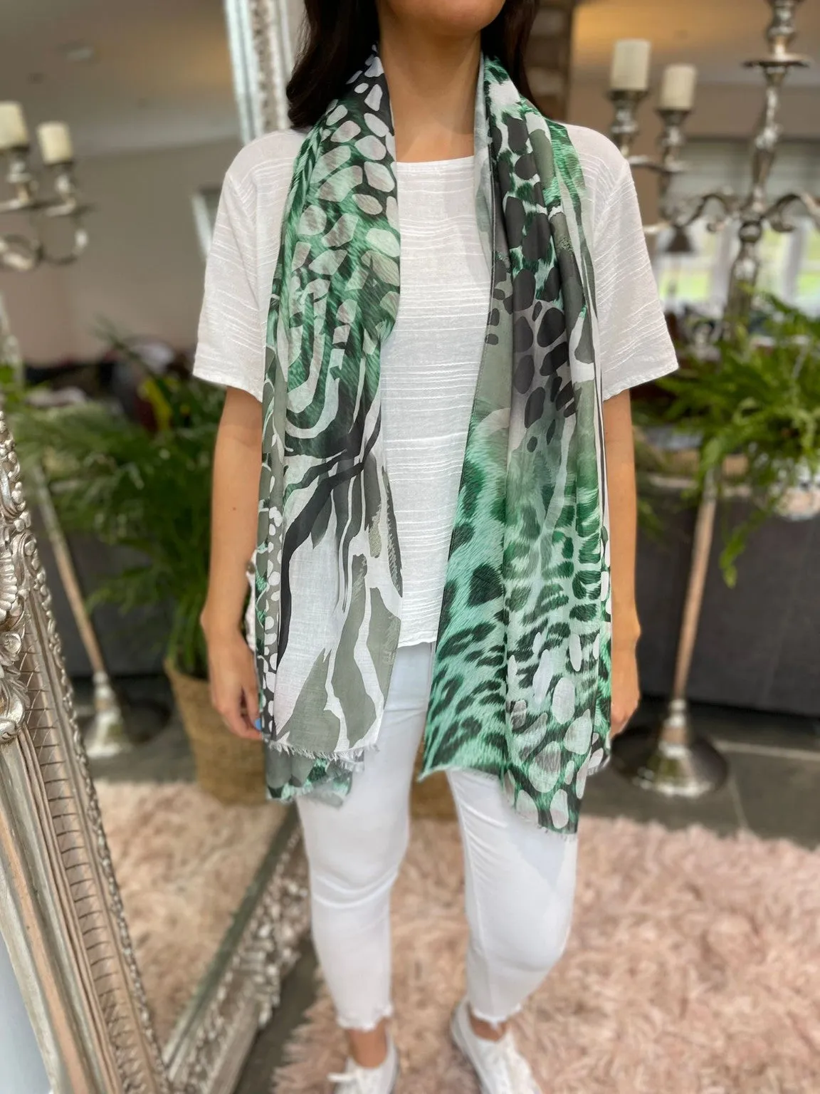 Animal Print Scarf