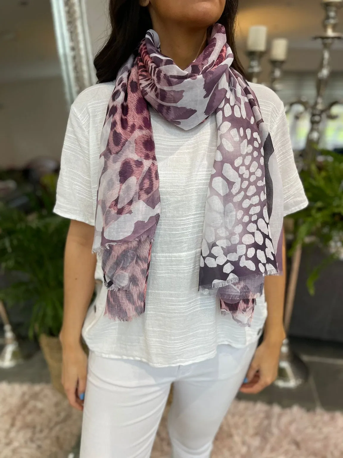 Animal Print Scarf
