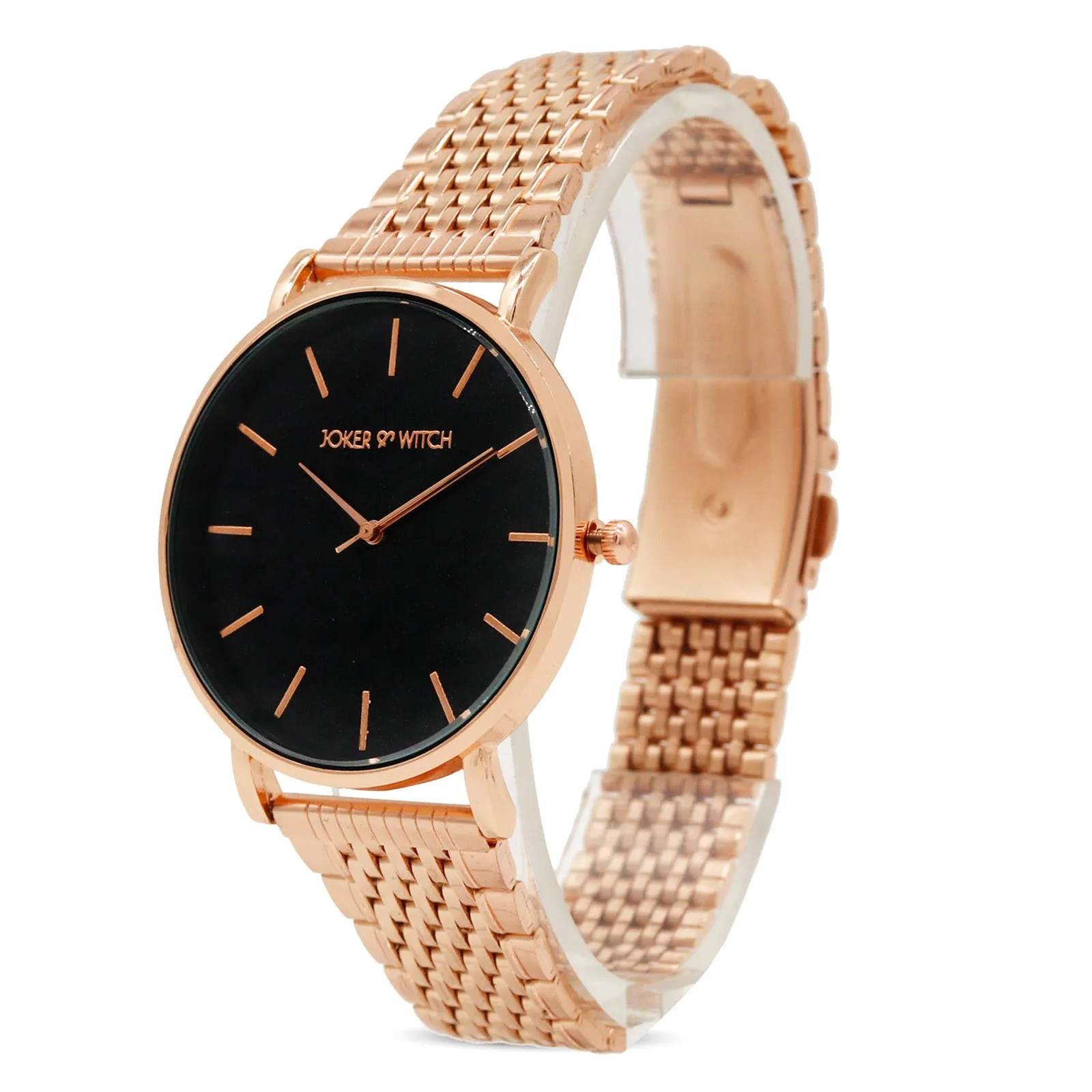 Aria RoseGold Watch Bracelet Stack
