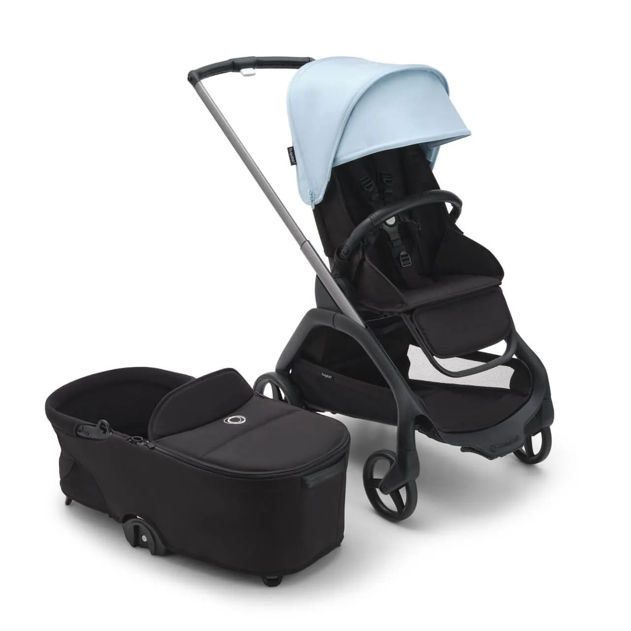 Bugaboo Dragonfly Pushchair Essential Bundle - Skyline Blue
