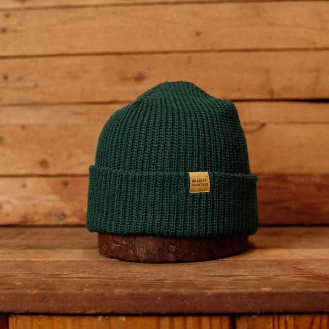 Cotton Watch Cap - Evergreen
