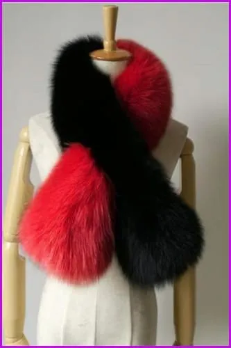 Fox Fur Collar Scarf DO1341