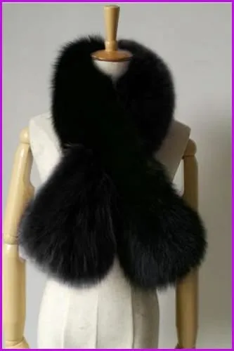 Fox Fur Collar Scarf DO1341
