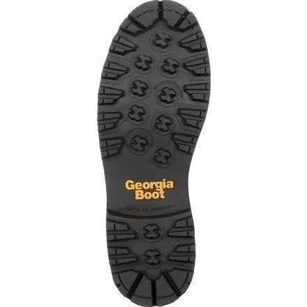 Georgia Men's AMP LT 9" Logger Low Heel WP Work Boot -  Brown - GB00237