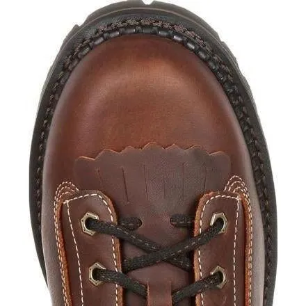 Georgia Men's AMP LT 9" Logger Low Heel WP Work Boot -  Brown - GB00237