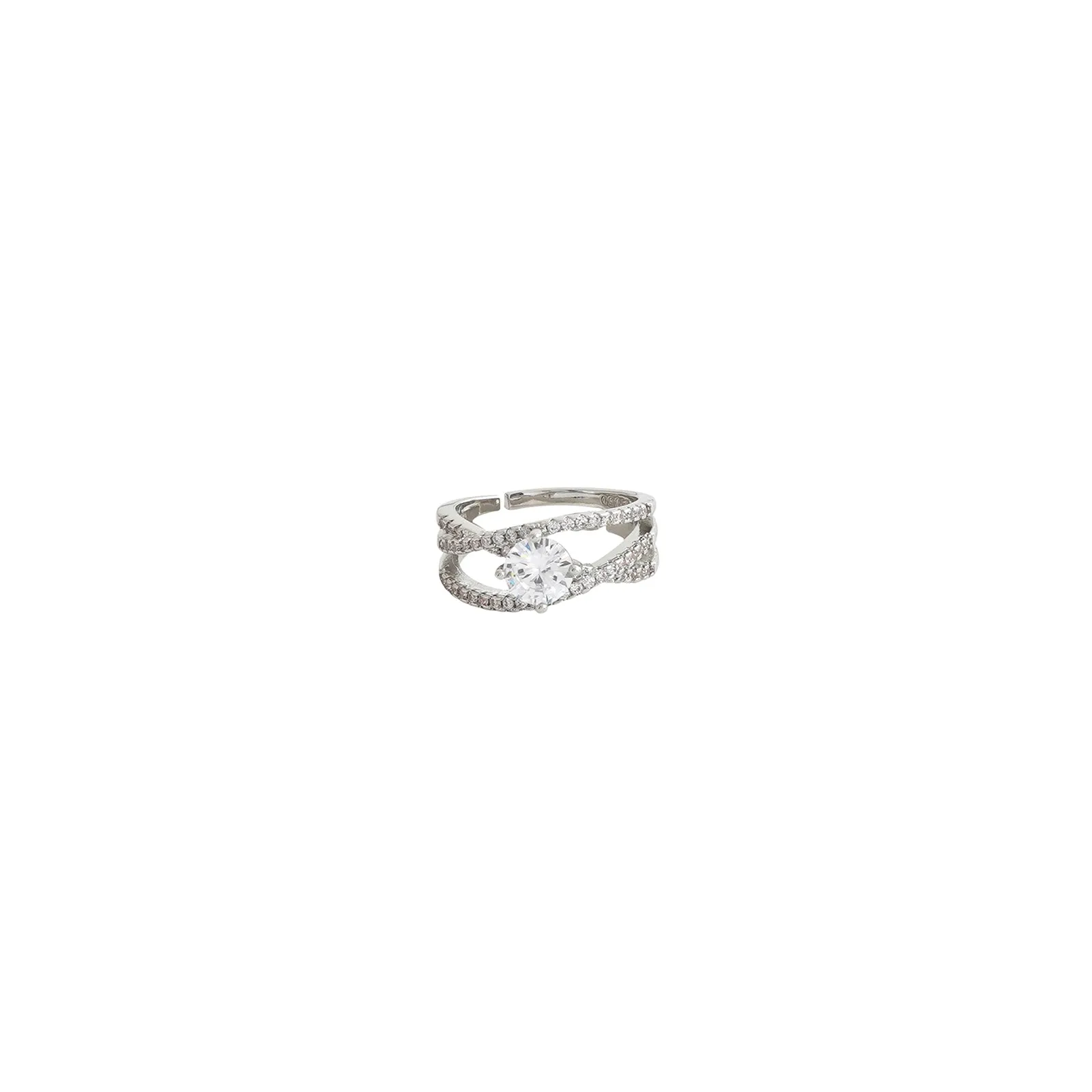 Kendall Silver Love Triangle