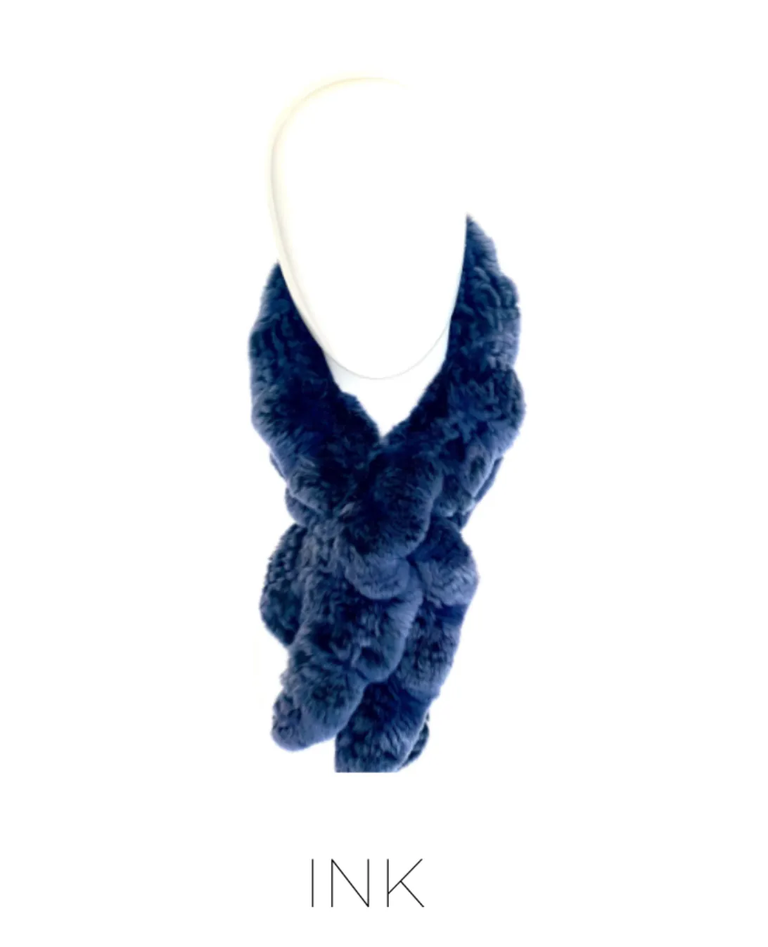 LINDA RICHARDS FUR SCARF