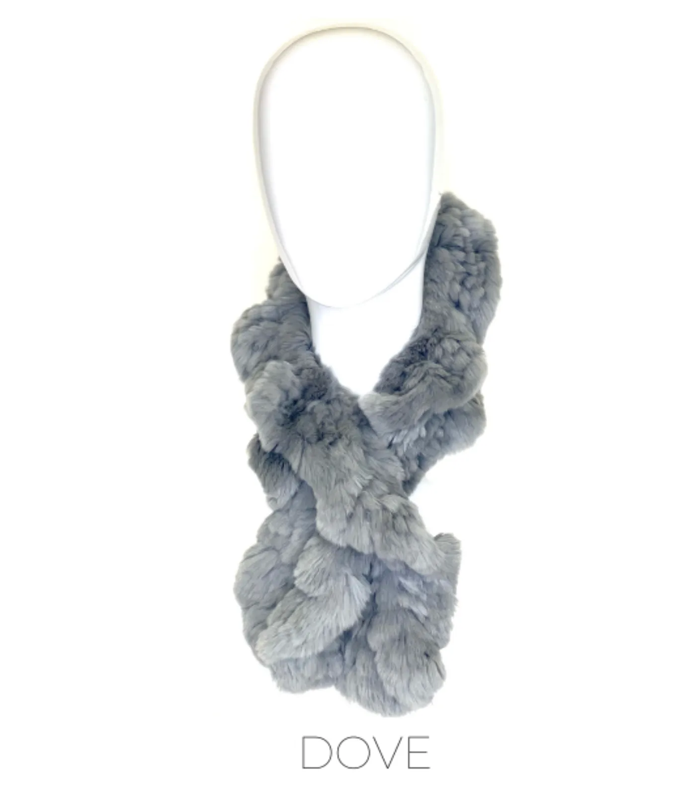 LINDA RICHARDS FUR SCARF