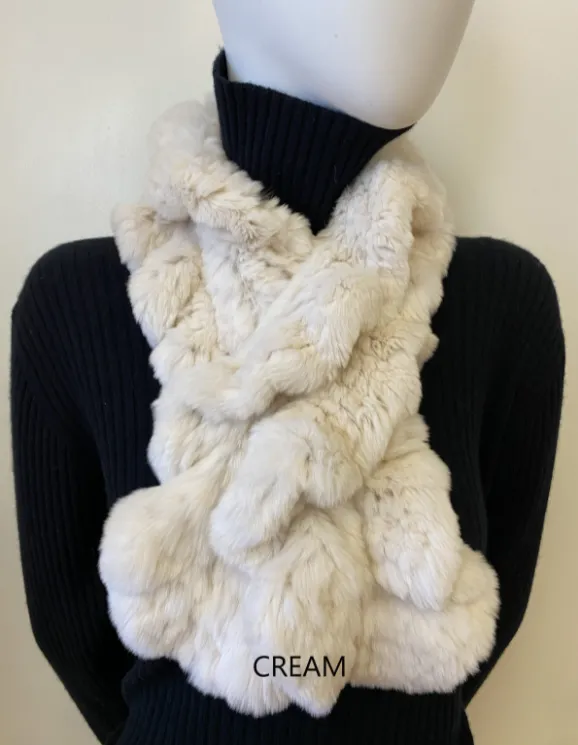 LINDA RICHARDS FUR SCARF