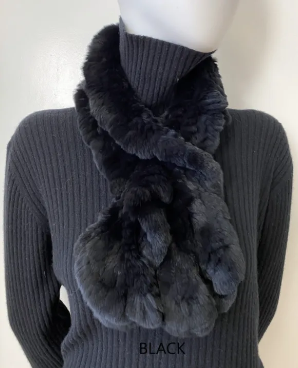 LINDA RICHARDS FUR SCARF