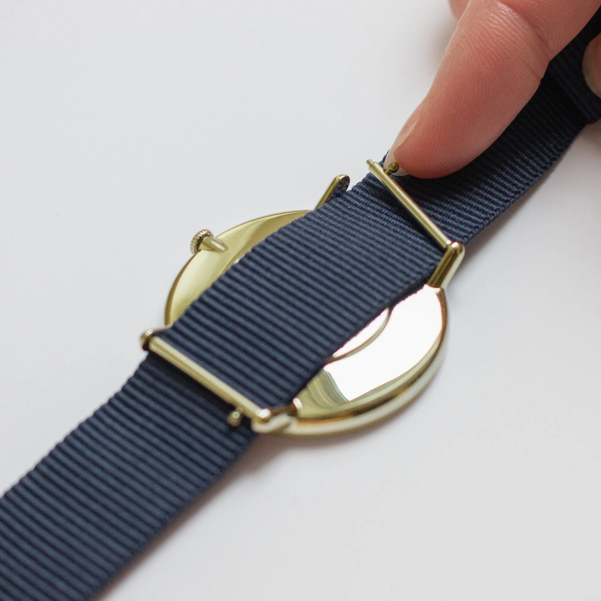 Native | Black Dial - Olive Green Nylon