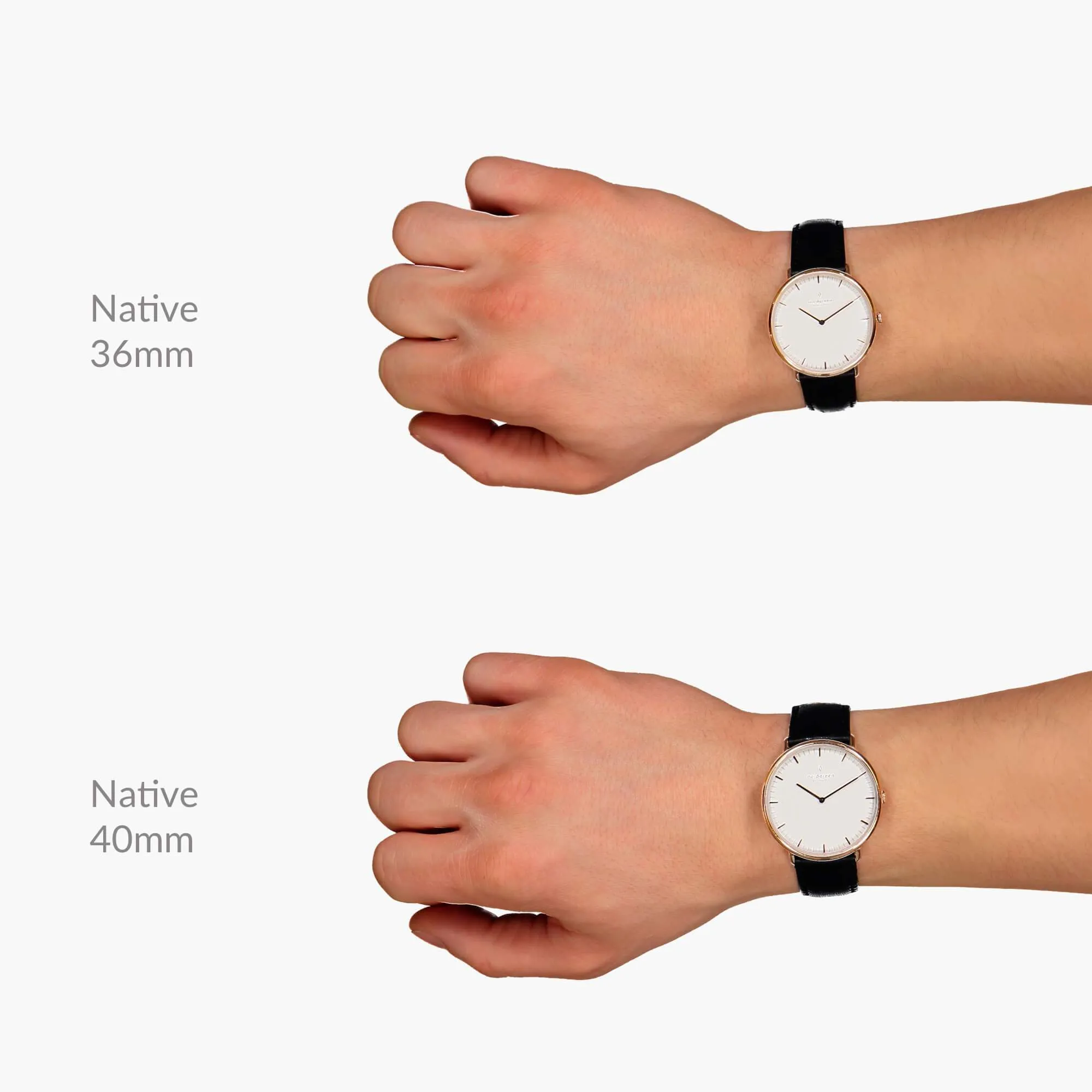 Native | Black Dial - Olive Green Nylon