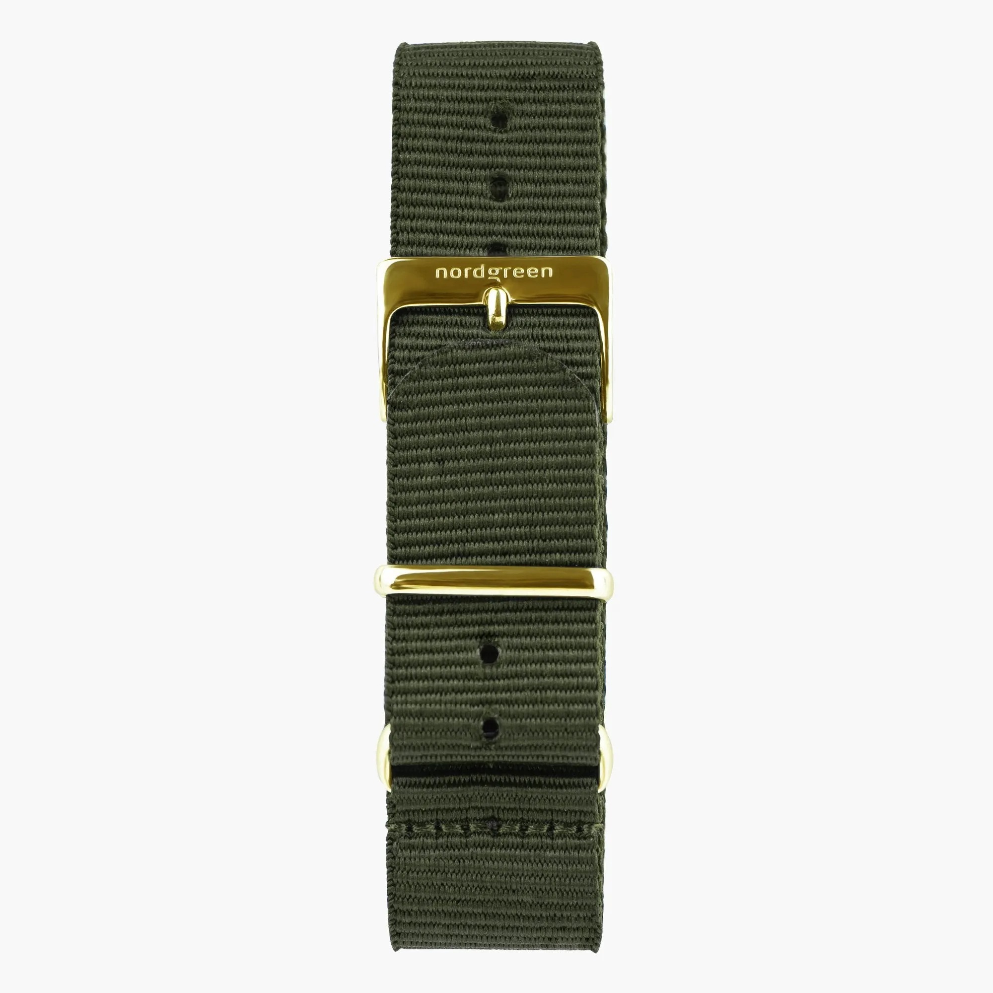 Native | Black Dial - Olive Green Nylon