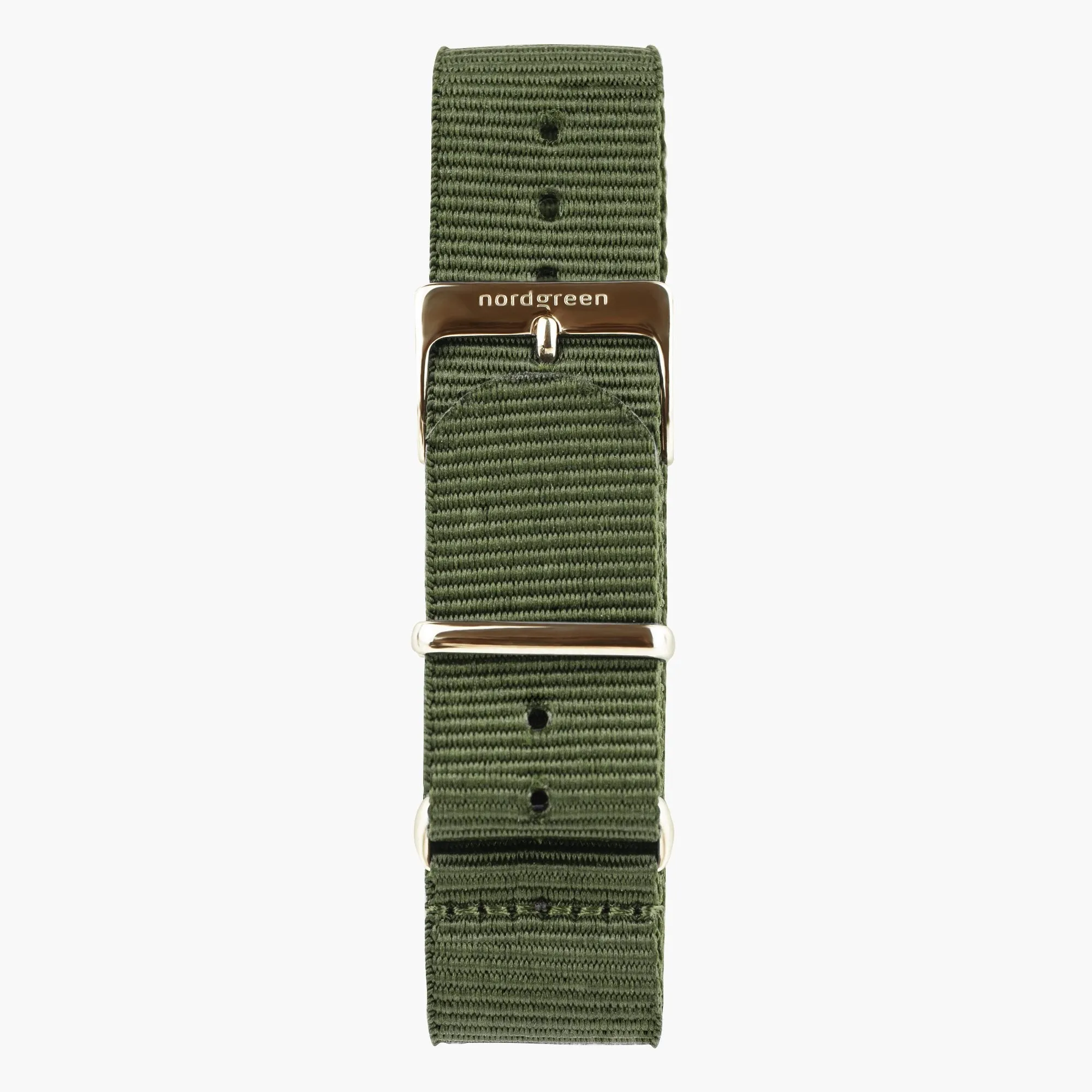 Native | Black Dial - Olive Green Nylon