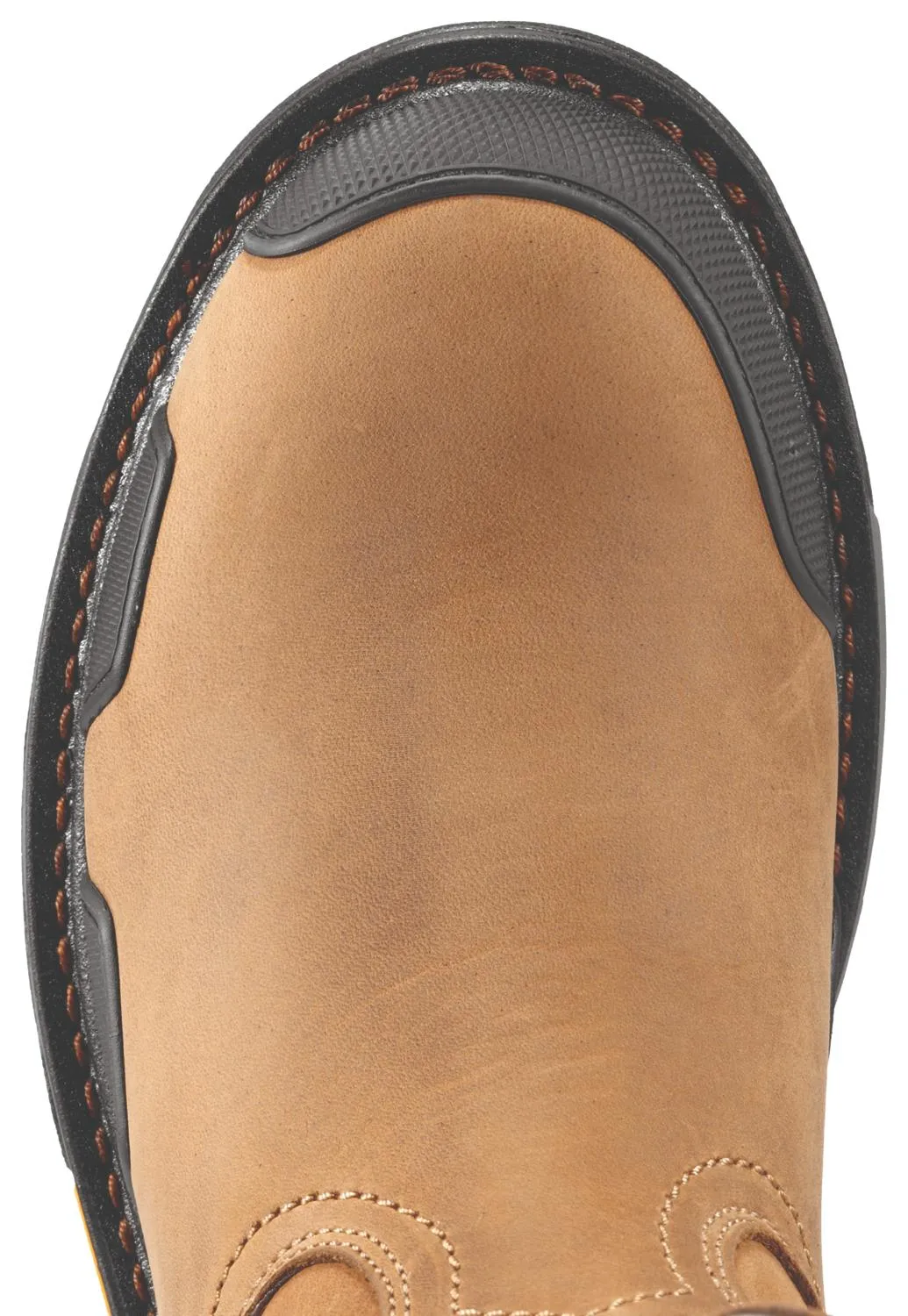 OverDrive Composite-Toe Waterproof Pull-On Work Boot Dusted Brown