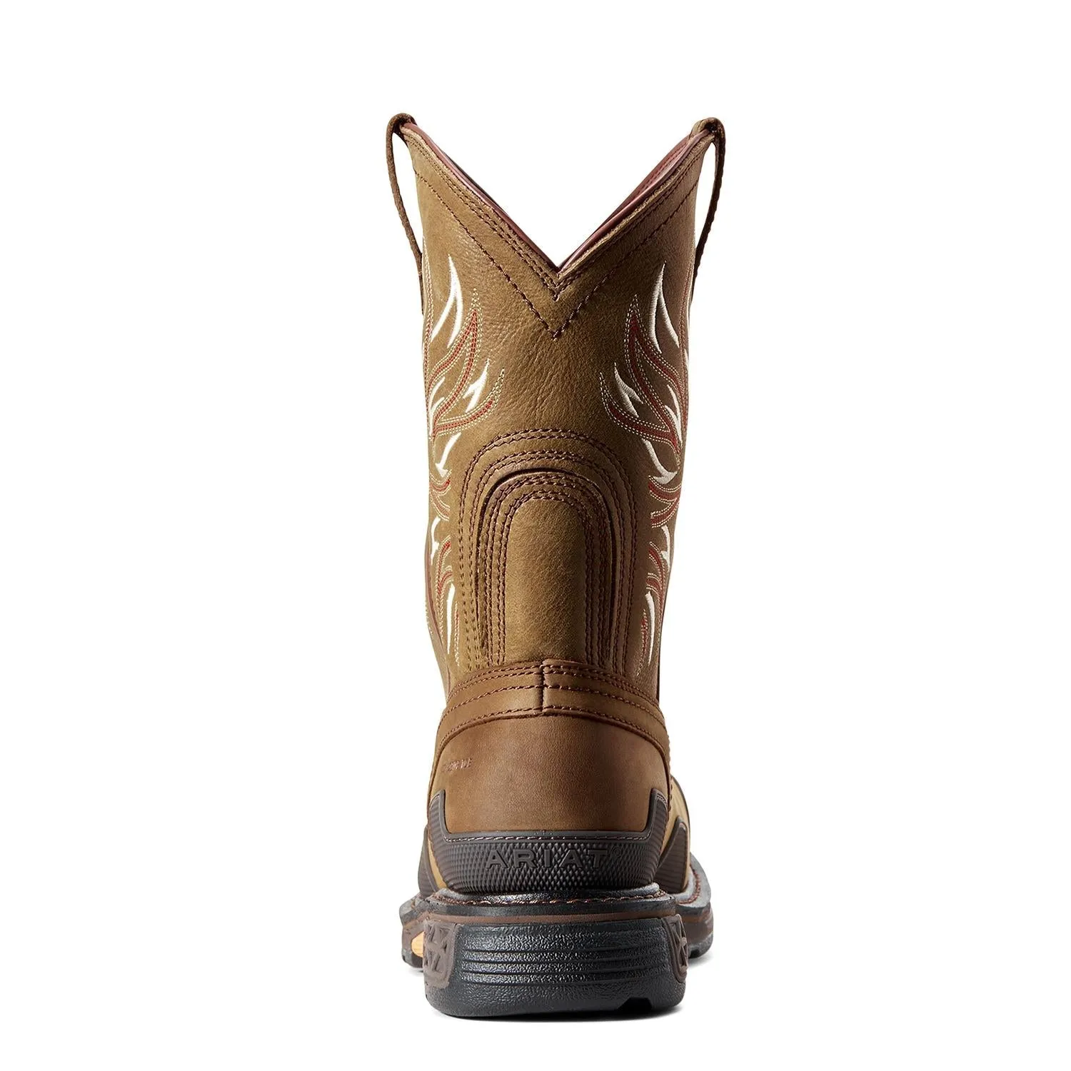 OverDrive Composite-Toe Wide Square Toe Work Boot Alamo Brown