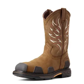 OverDrive Composite-Toe Wide Square Toe Work Boot Alamo Brown