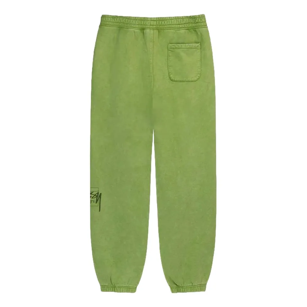 STUSSY DYED STUSSY DESIGNS PANT-GREEN