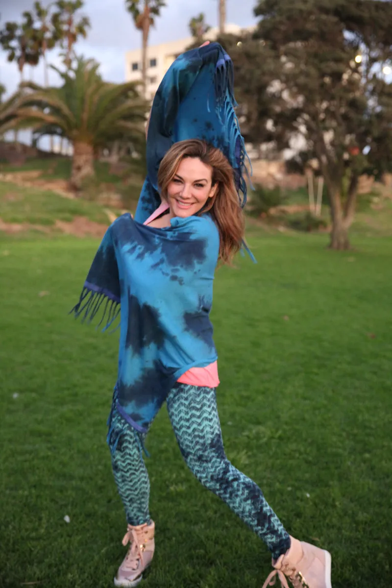 SWEET VIRTUES-Discreet Cloud Wash Cotton Wrap Scarf with Fringe