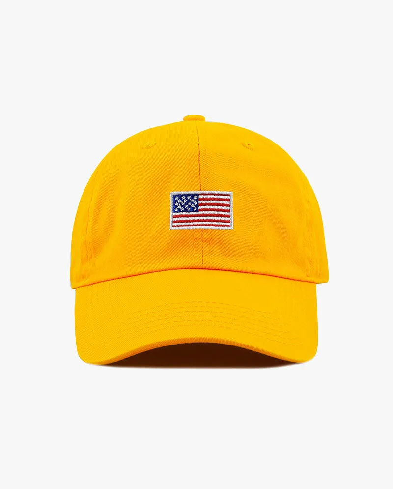 The Hat Depot Kids - Embroidered USA Flag Baseball Cap