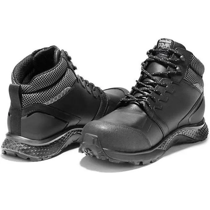 Timberland Pro Men's Reaxion Comp Toe WP Work Boot  Black TB0A1ZC9001