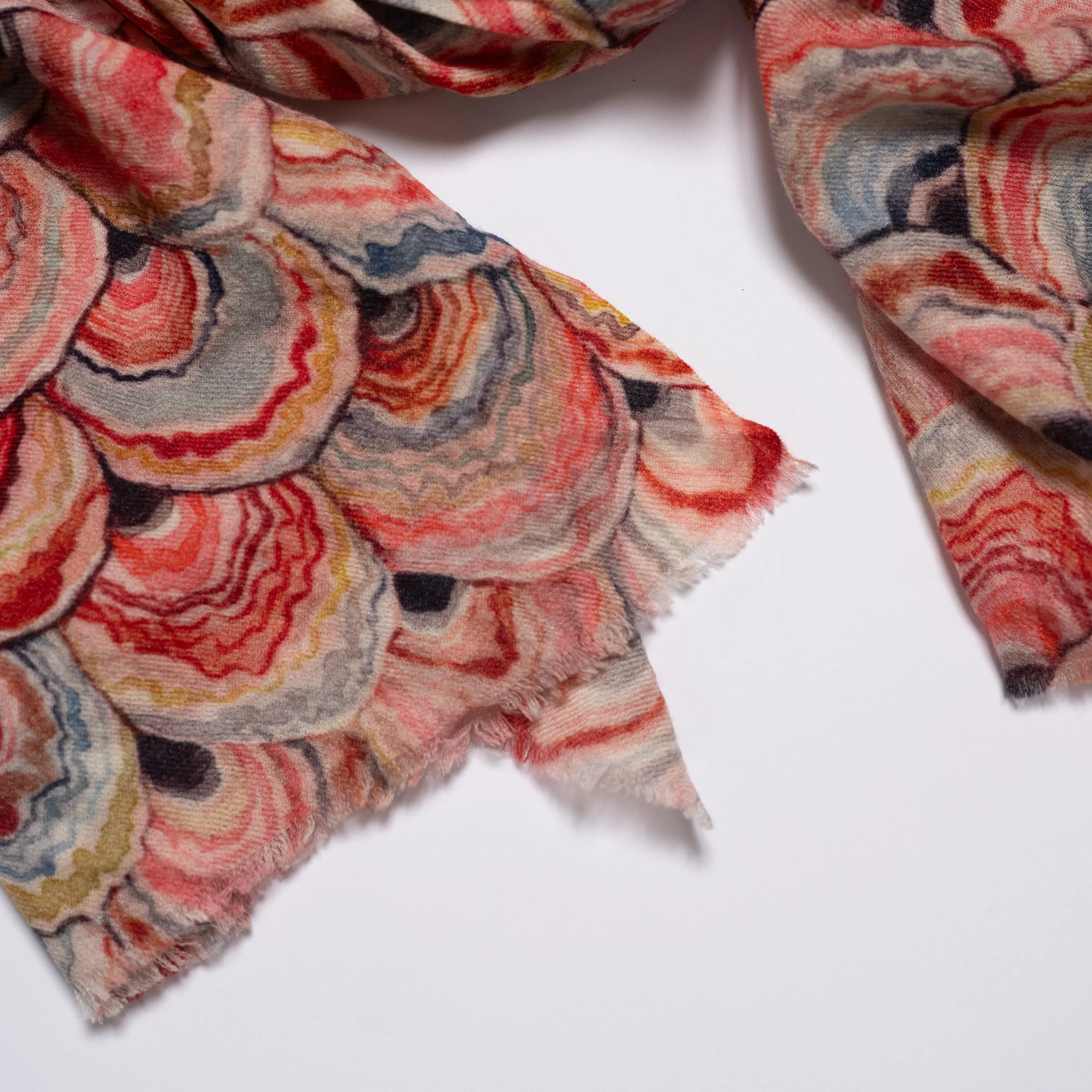 Wool Scarf- Woodland Oyster