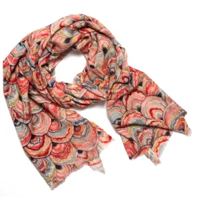 Wool Scarf- Woodland Oyster